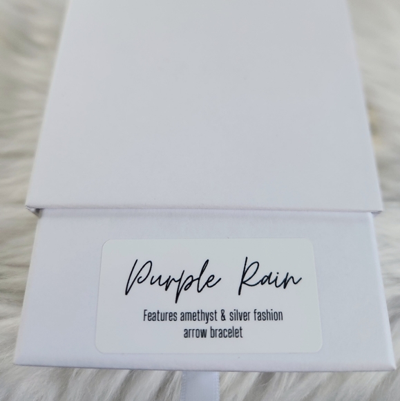 NWT Bella Fizz 'Purple Rain' Amethyst & Silver Bella Bundle Bracelet Set of 4 - Picture 8 of 11